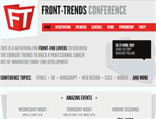 Tablet Screenshot of 2012.front-trends.com
